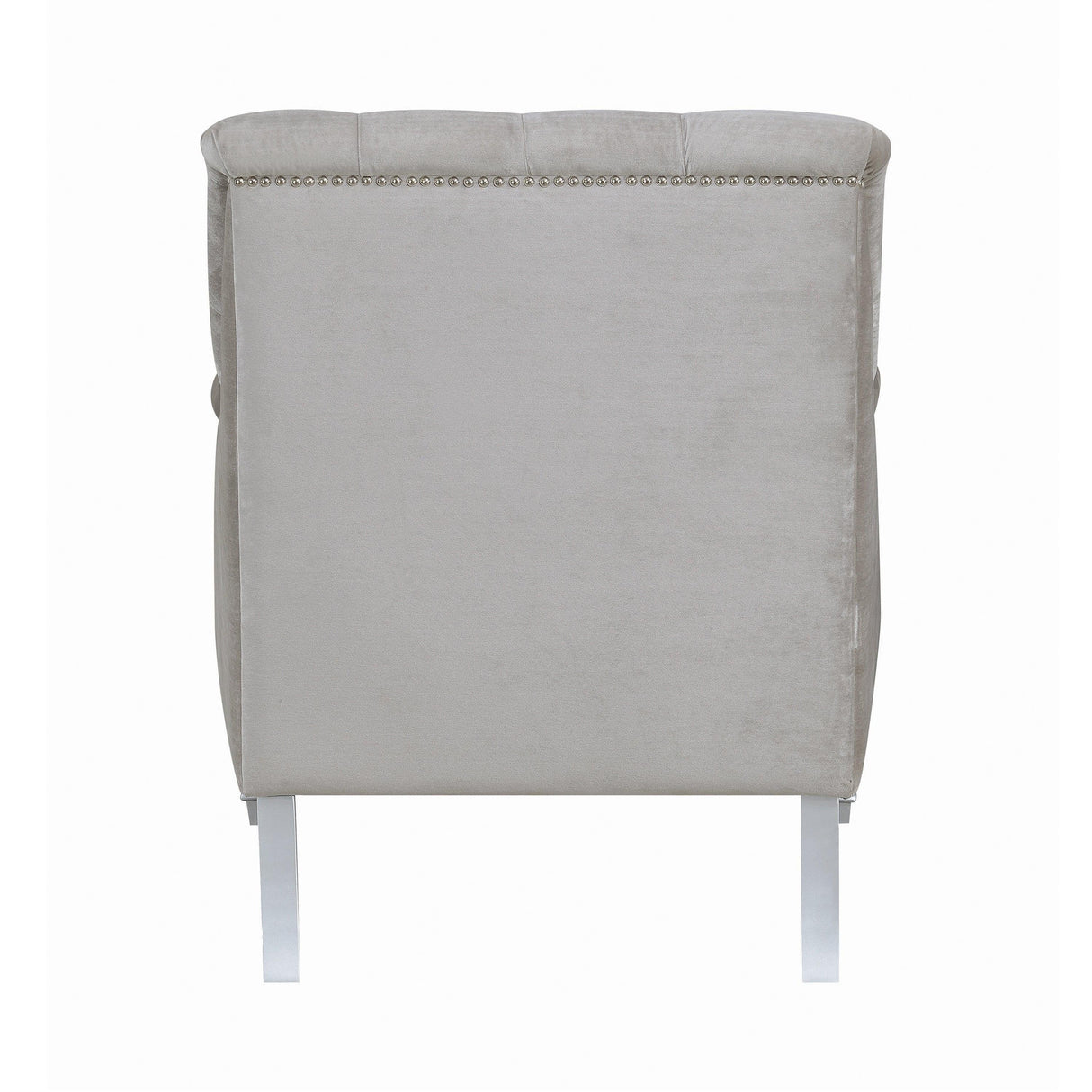 Avonlea Sloped Arm Tufted Chair Grey by Coaster Furniture Coaster Furniture