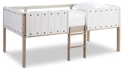 Ashley Two - tone Wrenalyn Twin Loft Bed Frame - B081 - 162 - Home Elegance USA - 1