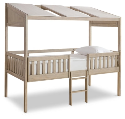 Ashley Two-tone Wrenalyn B081B3 Twin Loft Bed