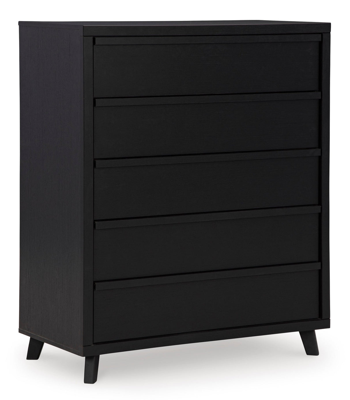 Ashley Black Danziar Five Drawer Wide Chest | Home Elegance USA