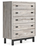 Ashley Two - tone Vessalli Five Drawer Wide Chest | Home Elegance USA