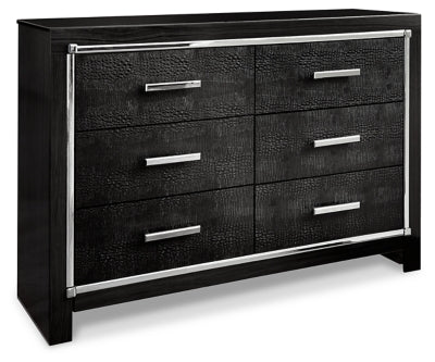 Ashley Black Kaydell Six Drawer Dresser