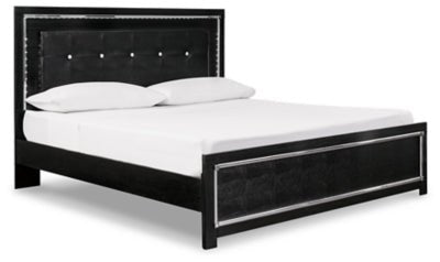 Ashley Black Kaydell B1420B3 King Upholstered Panel Bed - B1420B3 - Home Elegance USA - 1