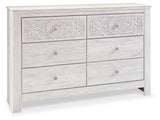 Ashley Whitewash Paxberry Six Drawer Dresser - B181 - 31 - Home Elegance USA - 1