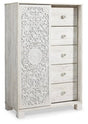 Ashley Whitewash Paxberry Dressing Chest | Home Elegance USA