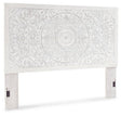 Ashley Whitewash Paxberry King Panel Headboard | Home Elegance USA