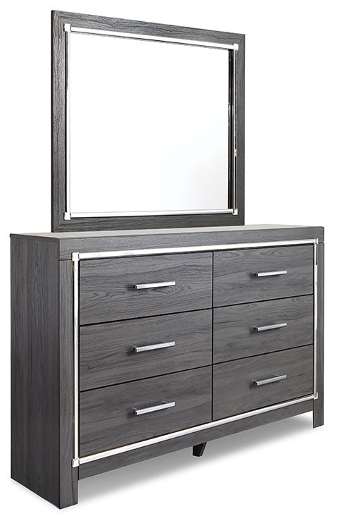 Lodanna Six Drawer Dresser in Gray | Signature Design by Ashley