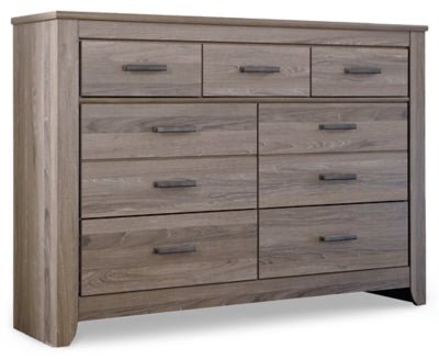 Ashley Warm Gray Zelen Seven Drawer Dresser - B248 - 31 - Home Elegance USA - 1