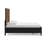 Ashley Kraeburn King Panel Storage Bed Brown & Black | B496B13