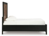 Ashley Kraeburn King Panel Storage Bed Brown & Black | B496B13