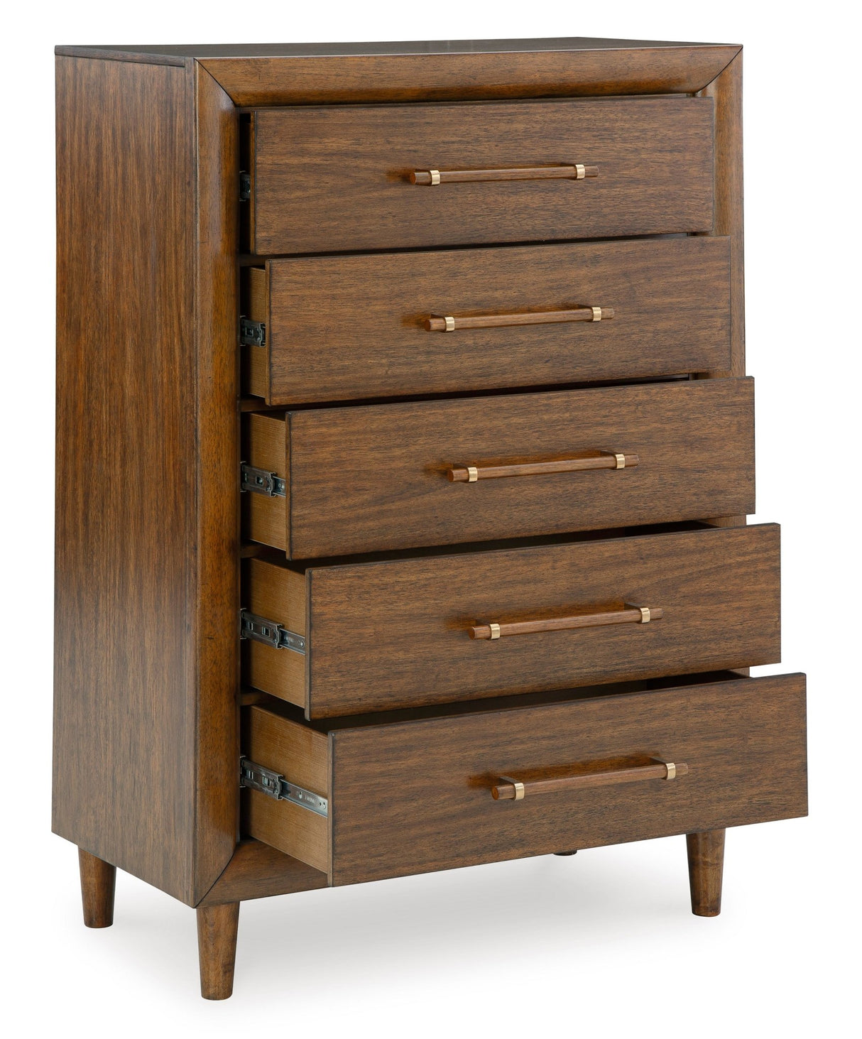 Ashley Brown Lyncott Five Drawer Chest | Home Elegance USA