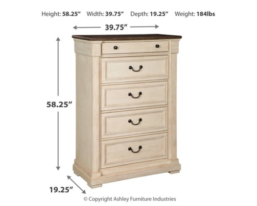 Five Drawer Chest Two-tone Bolanburg - Ashley