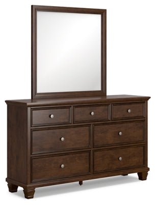 Ashley Brown Danabrin B685B1 Dresser and Mirror | Home Elegance USA