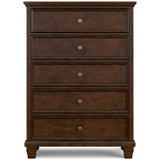 Ashley Brown Danabrin Five Drawer Chest | Home Elegance USA