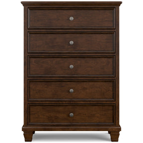 Ashley Brown Danabrin Five Drawer Chest | Home Elegance USA