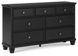 Ashley Black Lanolee Dresser | Home Elegance USA