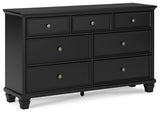 Ashley Black Lanolee Dresser