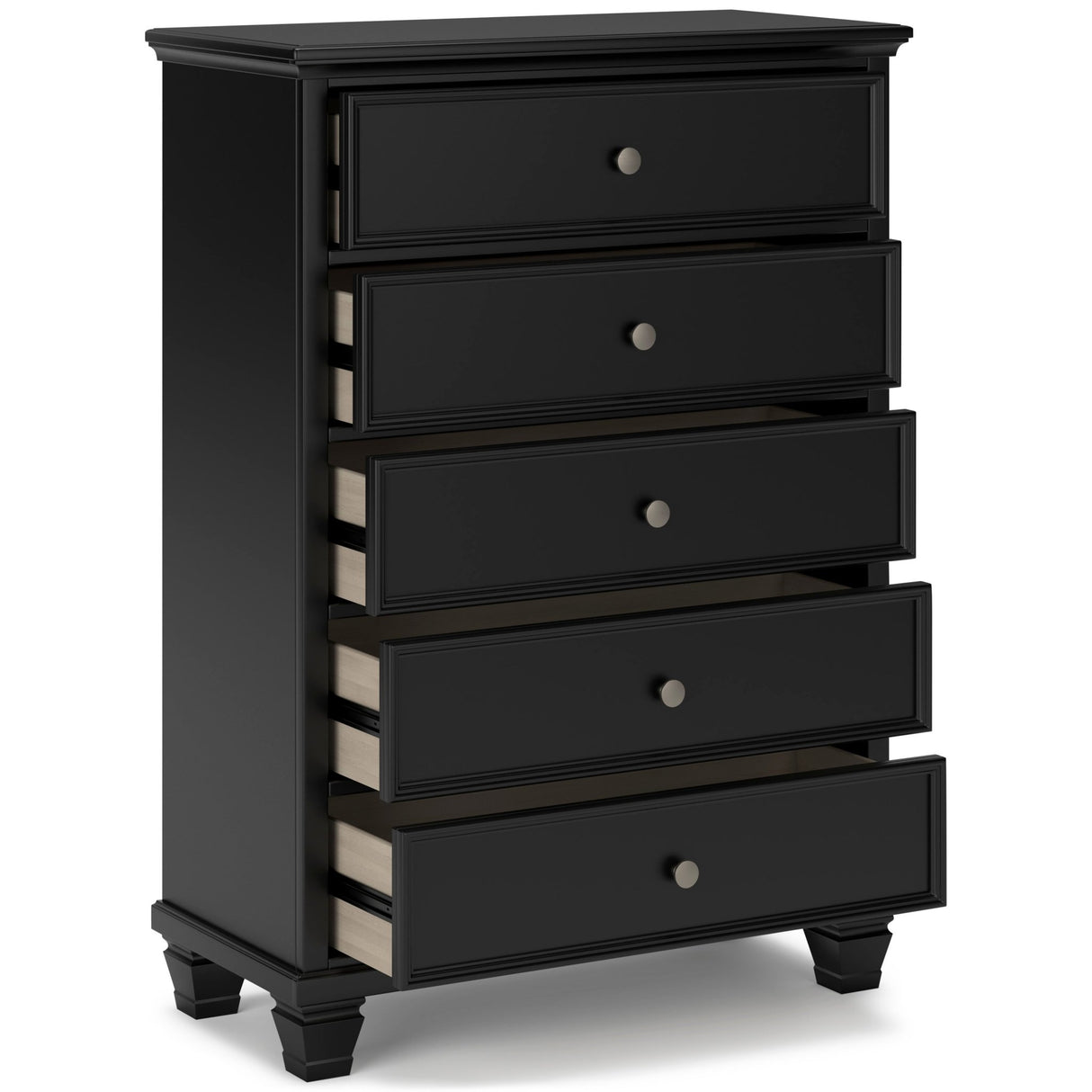 Ashley Black Lanolee Five Drawer Chest | Home Elegance USA