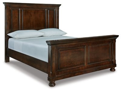 Ashley Rustic Brown Porter B697B2 Queen Panel Bed - B697B2 - Home Elegance USA - 1