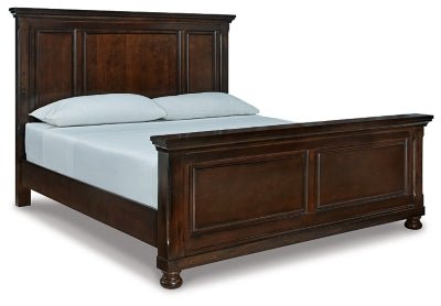 Ashley Rustic Brown Porter B697B11 King Panel Bed - B697B11 - Home Elegance USA - 1