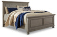 Ashley Light Gray Lettner B733B2 Queen Panel Bed