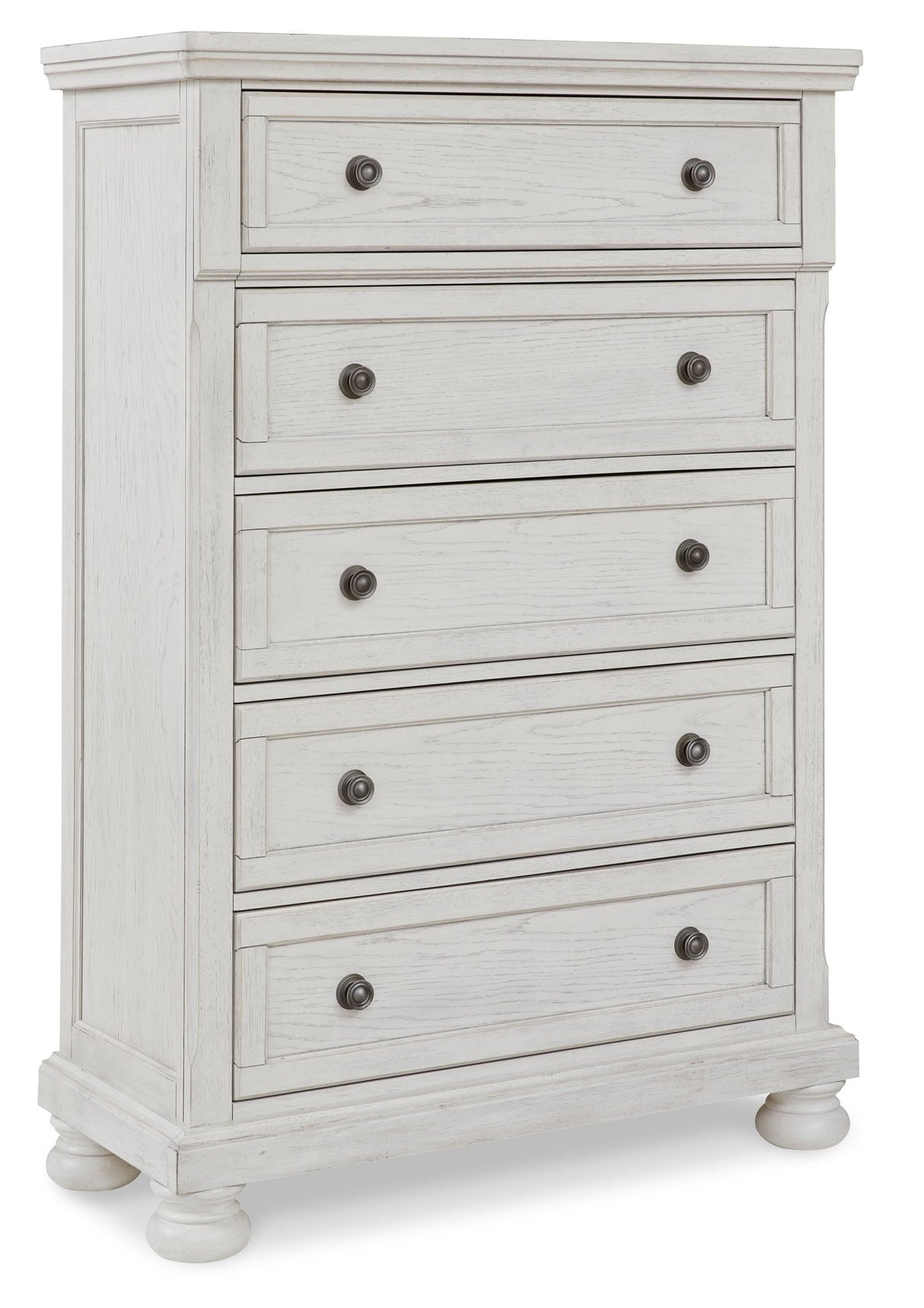 Ashley Antique White Robbinsdale Five Drawer Chest - B742 - 46 - Home Elegance USA - 2