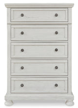 Ashley Antique White Robbinsdale Five Drawer Chest - B742 - 46 - Home Elegance USA - 1