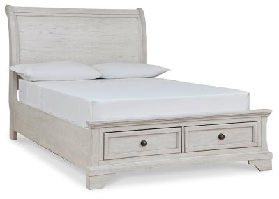 Ashley Antique White Robbinsdale B742B13 Full Sleigh Storage Bed - B742B13 - Home Elegance USA - 1