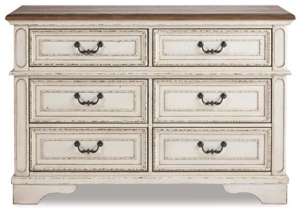 Ashley Two - tone Realyn Dresser - B743 - 21 - Home Elegance USA - 2