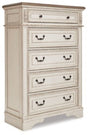 Ashley Two - tone Realyn Five Drawer Chest | Home Elegance USA