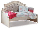 Ashley Chipped White Realyn Twin Day Bed | Home Elegance USA