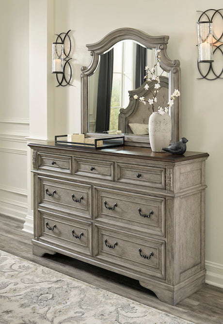 Ashley Antique Gray/Brown Lodenbay Dresser