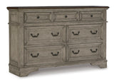 Ashley Antique Gray/Brown Lodenbay Dresser