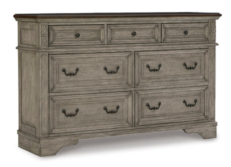 Ashley Antique Gray/Brown Lodenbay Dresser