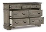Ashley Antique Gray/Brown Lodenbay Dresser