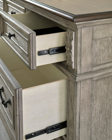 Ashley Antique Gray/Brown Lodenbay Dresser