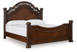 Ashley Brown Lavinton B764B9 King Poster Bed | Home Elegance USA