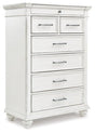 Ashley Whitewash Kanwyn Chest | Home Elegance USA