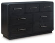Ashley Black Rowanbeck Dresser | Home Elegance USA
