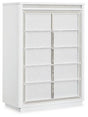 Ashley White Chalanna Five Drawer Chest | Home Elegance USA