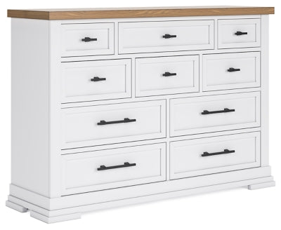 Ashley White/Natural Ashbryn Dresser