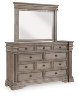 Ashley Light Grayish Brown Blairhurst B916B1 Dresser and Mirror | Home Elegance USA