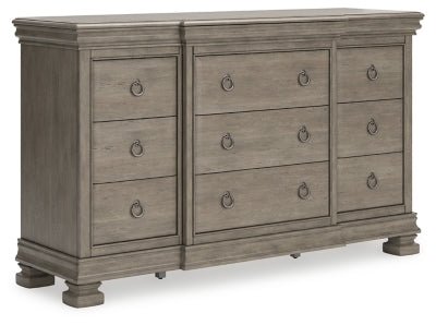 Ashley Gray Lexorne Dresser - B924 - 31 - Home Elegance USA - 1