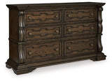 Ashley Dark Brown Maylee Dresser - B947 - 31 - Home Elegance USA - 1