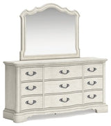 Ashley Antique White Arlendyne B980B1 Dresser and Mirror - B980B1 - Home Elegance USA - 1