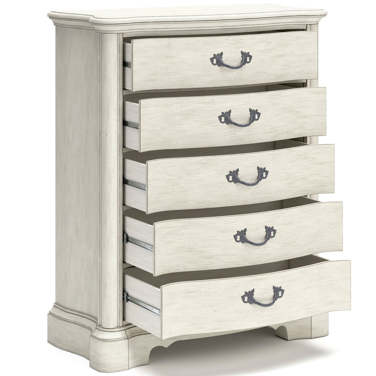 Ashley Antique White Arlendyne Five Drawer Chest - B980 - 46 - Home Elegance USA - 3