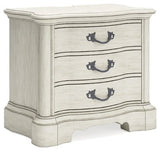 Ashley Antique White Arlendyne Three Drawer Night Stand - B980 - 93 - Home Elegance USA - 1