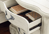 Ashley Antique White Arlendyne Three Drawer Night Stand - Home Elegance USA