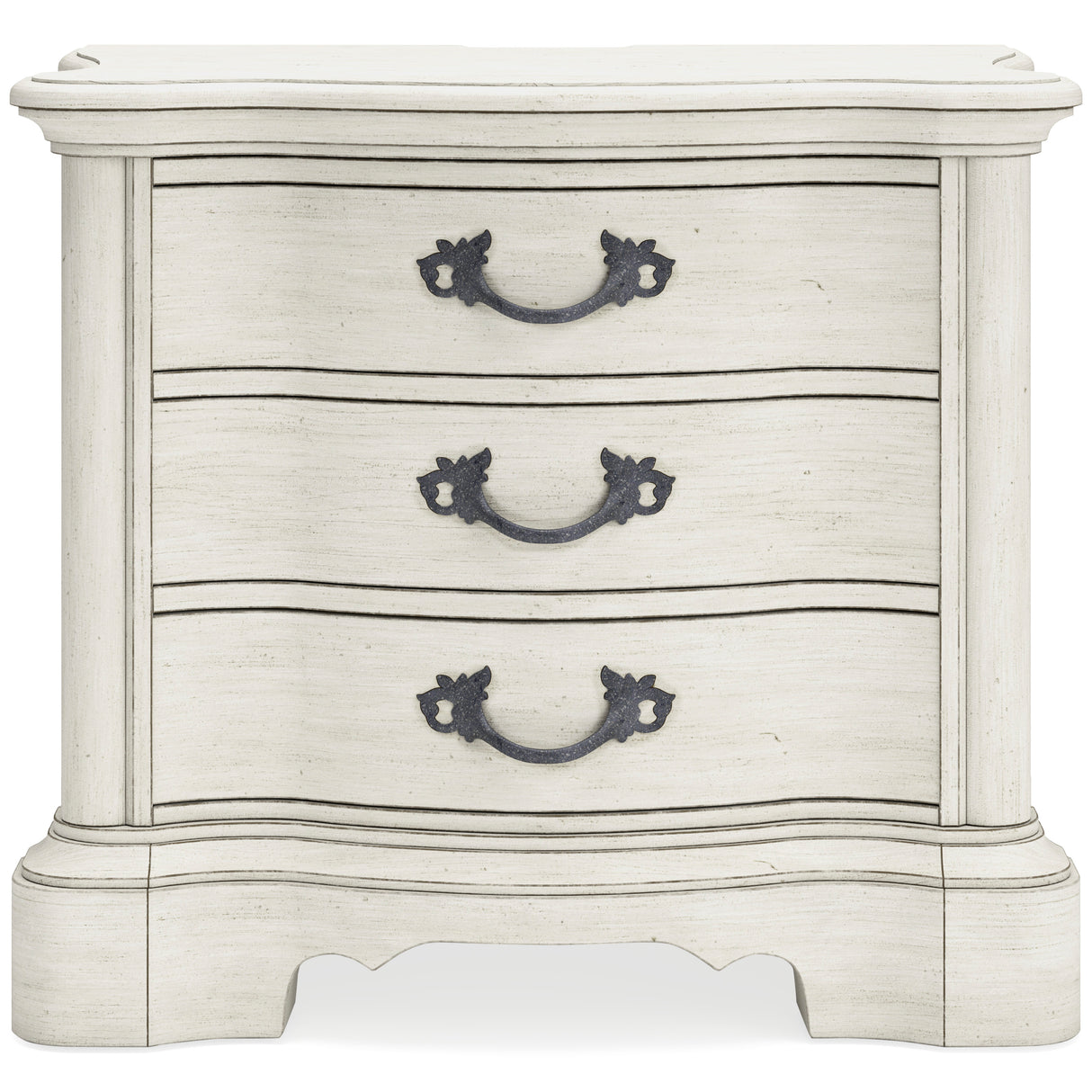 Ashley Antique White Arlendyne Three Drawer Night Stand - Home Elegance USA