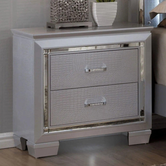 BELLANOVA Silver Night Stand